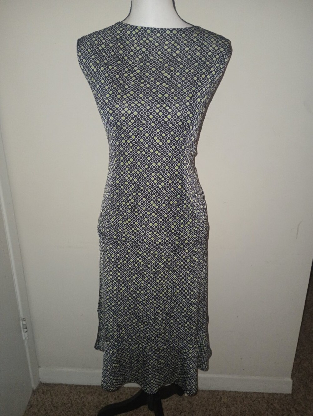 Laura Ashley Black, White & Mint Green Patterned 2pc Skirt Set SZLP
